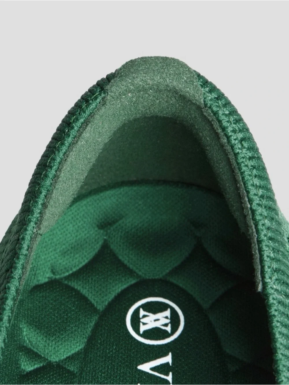 VIVALA Forest Green Knit Ballet Flats
